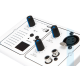 WCP-D2W | Настенный зональный контроллер для управления каналом аудио-матрицы CVGaudio PMM-380