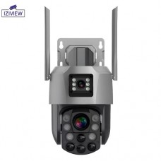 IZIVIEW-R26RUZM IP, WiFi, 2Мп + 2Мп, ИК 250 м, LED 30 м, поворотная, микрофон, динамик