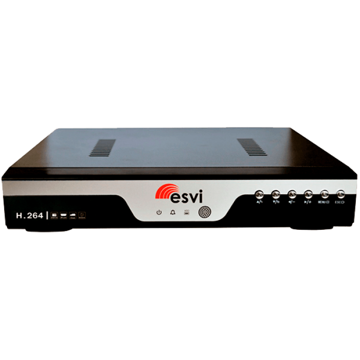 EVD-6104GL-1 | Гибридный видеорегистратор 4 канала, 5Мп*11к/c