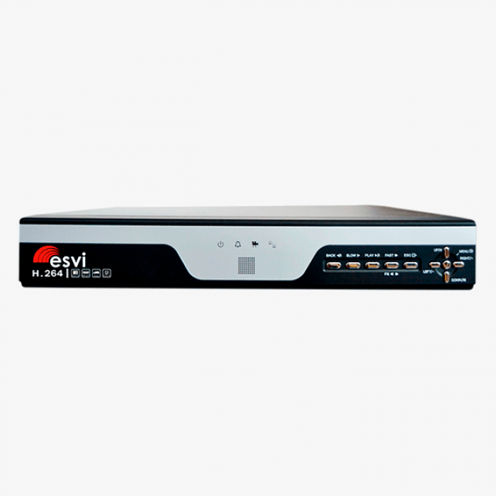 EVD-6216GLRS-1, гибридный видеорегистратор 16 каналов, 4Мп