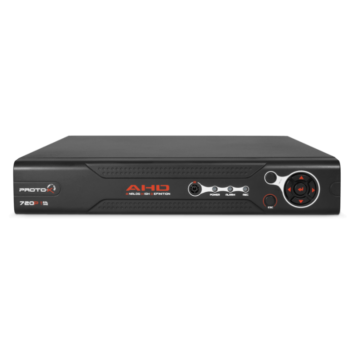 PTX-AHD404 | Гибридный видеорегистратор 4 канала, 720P*25 к/с